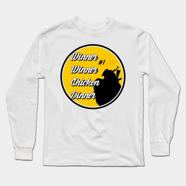 winner winner chicken dinner! Long Sleeve T-Shirt by sm1841654